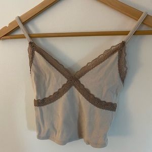 Garage Lace Trim Cami Top